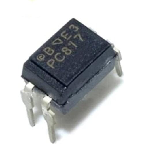 50pcs PC817 817 Optical Isolator / Optocoupler SOP-4 IC Chip