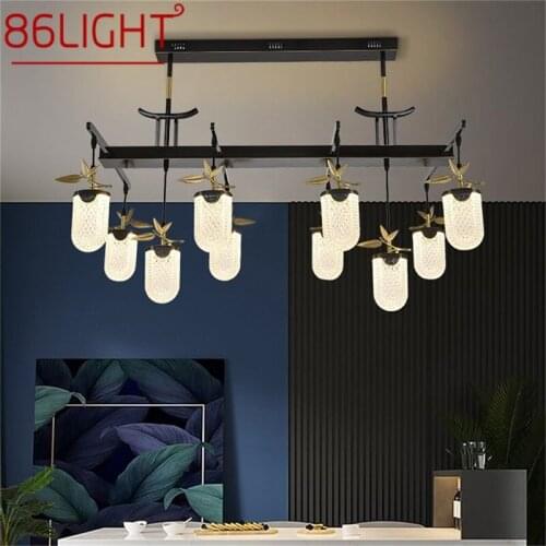 86LIGHT Modern Pendant Light Luxury Brass LED Lamps Fixtures For Home Decorative Dining Living Room