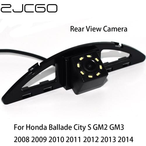 ZJCGO CCD HD Car Rear View Reverse Back Up Parking Camera for Honda Ballade City S GM2 GM3 2008 2009 2010 2011 2012 2013 2014