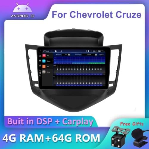 Bosion PX6 Car DVD For Chevrolet Cruze J300 2009-2014 Car Radio Multimedia Video Player Navigation GPS Android 10.0 2 din dvd