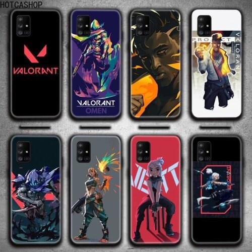 Shooting game Valorant Phone Case For Samsung Galaxy A21S A01 A11 A31 A81 A10 A20E A30 A40 A50 A70 A80 A71 A51