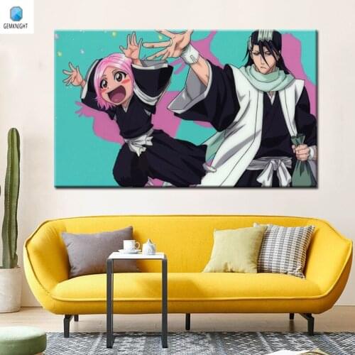 Digital paint by numbers the BLEACH diy digital painting by Japan Style anime framed wall art modular painting