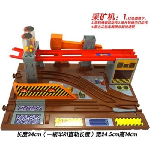 D1037 Free shipping Hot selling electric train scene accessories (mining machine) childrens toys