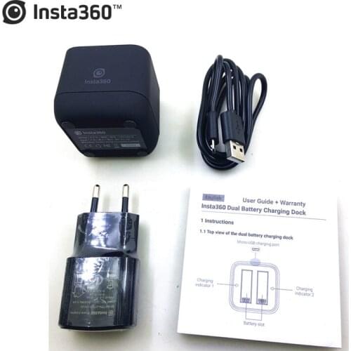 Insta360 One X Micro Usb Qiuck Battery Charger Hub Panoramic Camera 9v 2a 60 Minutes Fast Charging