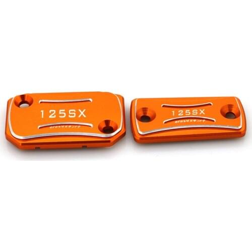 Front Brake Clutch Reservoir Cover Cap For KTM 125SX 125 Motorcycle CNC Accessories Logo