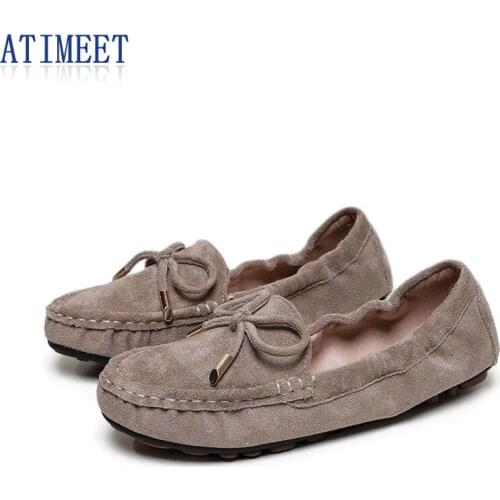 2021 Spring And Autumn New Loafers Round Toe Casual Style Flock Shoes
