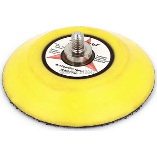 M6 75mm 3" Pneumatic Grinder Polish Sanding Hook & Loop Backer Backing Pad Disc