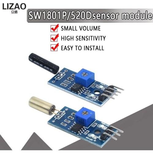 Tilt Sensor Module / Vibration Sensor Module Switch Microcontroller Electronic Building Blocks Smart Robot for arduino Diy Kit