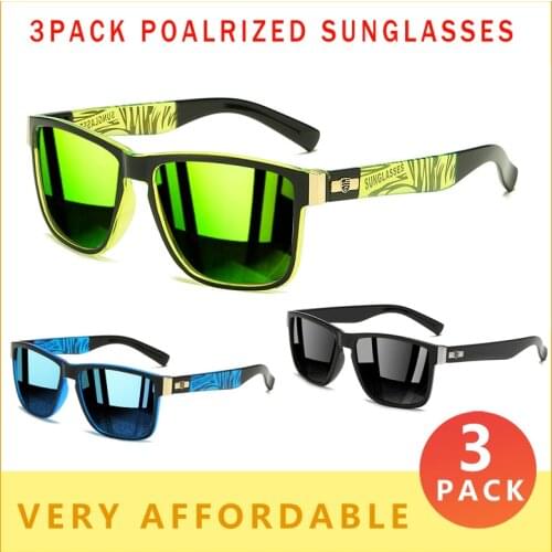 3 PACK Revamp Of Sport Men Sunglasses Polarized Shockingly Colors Sun Glasses Outdoor Elmore Style Photochromic Lens Goggles X49