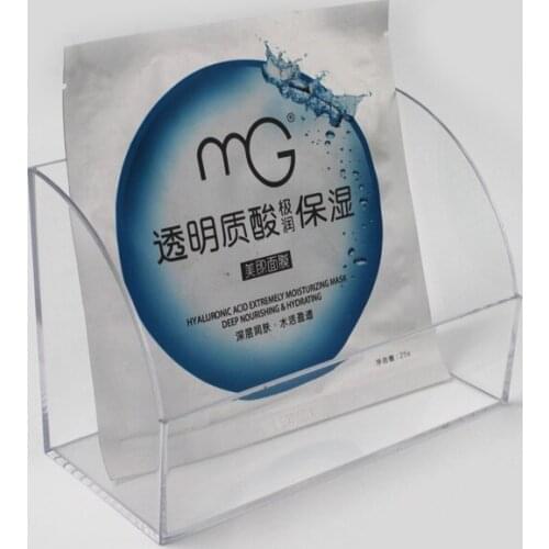 Desktop acrylic Stand Holder For Mask Display frame Shelves Cosmetic Storage Box Bin