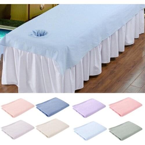 Massage Bed Cover Beauty Salon Massage Sheet Tattoo Body SPA Treatment Relaxation Bedsheet With Breath Hole 80 * 200cm