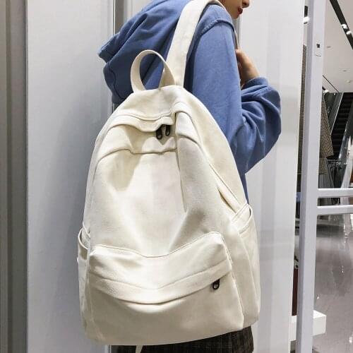 Female Cotton Canvas Backpack Kawaii Women Vintage School Bag Teenage Girl Cute Backpacks Fashion Ladies Luxury Bag Book