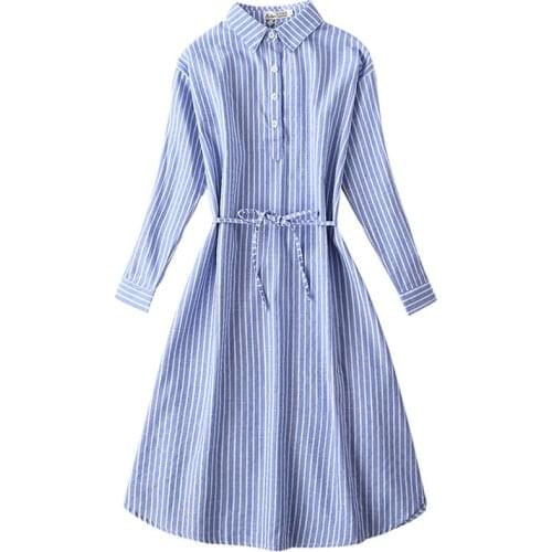 Long Sleeve Maternity Blouses Dress Loose Cotton Linen Shirt For Pregnant Women Wear Casual Tops Plus Size Pregnancy Clothes