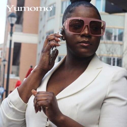 Classic Oversized Square Sunglasses for Women High Quality Vintage Fashion Glasses Male Eyewear pink Ladies Shades de sol