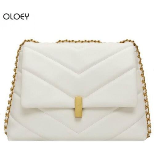 OLOEY bags for women large-capacity bags new fashion chain shoulder bags underarm bags diamond crossbody bags