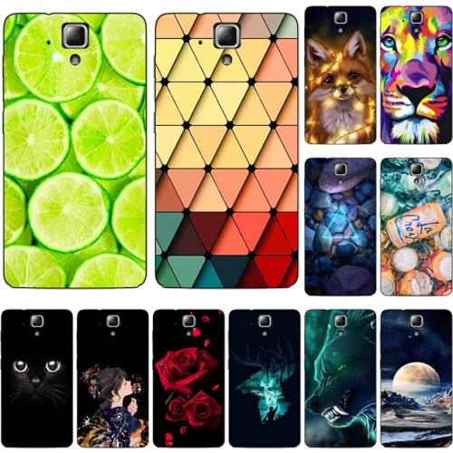 Unique Fashion Phone Case for Lenovo A536 A 536 A358T Back Cover Printing Cute animal Flower Printed Soft Silicone Phone Case