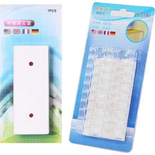 Magic Plug Holder Seamless Punch-free Plug Sticker Wall Fixer Power Strip Holder for Sockets SCIE999