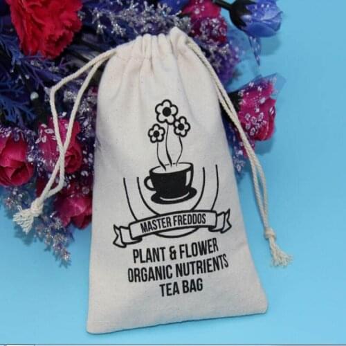 100pcs/lot CBRL small cotton jewelry gift pouches high quality drawstring dust bags for cosmetics sex toy packaging