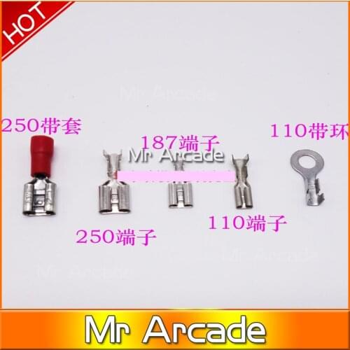 2.8mm/4.8mm/6.3mm terminals for arcade wires