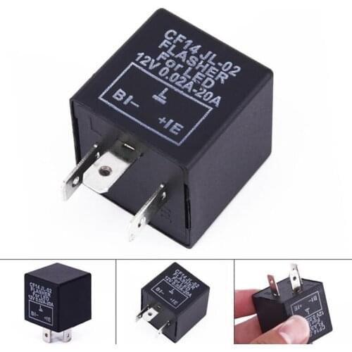 3-Pin CF14 JL-02 EP35 Car LED Flasher Relay Fix Turn Signal Hyper Flash 12V