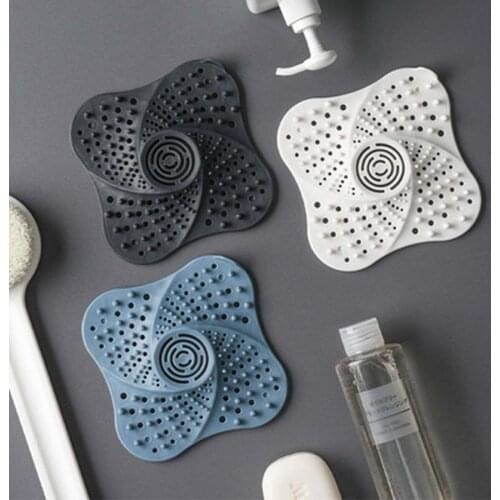 Anti-blocking Hair Catcher Hair Stopper Plug Trap Shower Floor Drain Covers Sink Strainer Filter Bathroom Kitchen Accessories