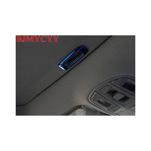 BJMYCYY 1PCS Car sunroof switch handle stainless steel decorative box for Hyundai ix35 2018