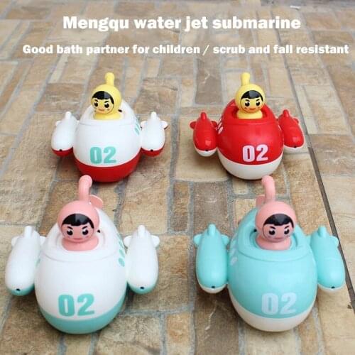 4-6y Kids Swimming Submarine Clockwork Toy Baby Shower Bathroom Swimming Pool Summer Toys Environment-friendly ABS Material