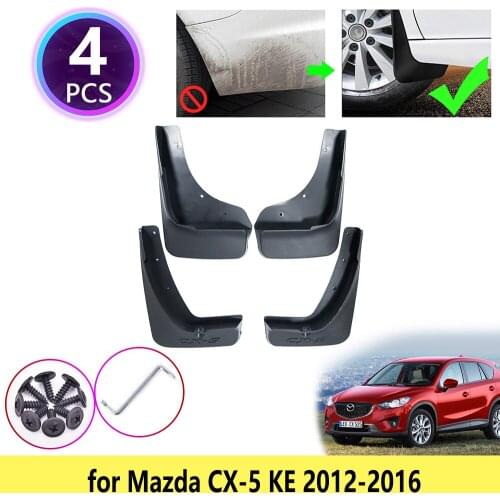 For Mazda CX-5 CX5 CX 5 KE 2012 2013 2014 2015 2016 Mudguards Mudflaps Fender Guards Splash Mud Flaps Cladding Car Accessories
