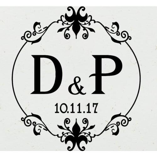 Custom initials Embosser Stamp with gift box,Personalized Embosser,Wedding steel embosser,stamp,wedding logo seal