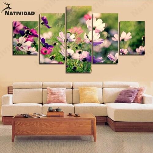 No Frame Grassland Small Floral Hd Picture Canvas Painting Nordic Fresh and Simple Bedroom Living Room Decoration Poster Art
