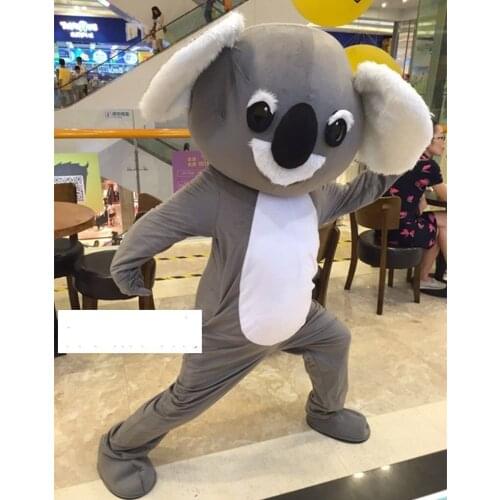 Koala Mascot Cartoon Apparel Birthday Party Masquerade Adults Size Christmas Fancy Dress Halloween Mascot Costume