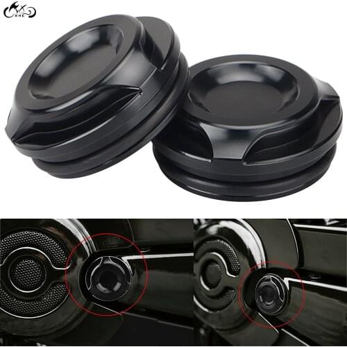1 Pair Black Swingarm Pivot Bolt Cover Cap For Harley Night Rod Special VRSCDX Street Rod V-Rod Muscle VRSCF Muscle VRSCF