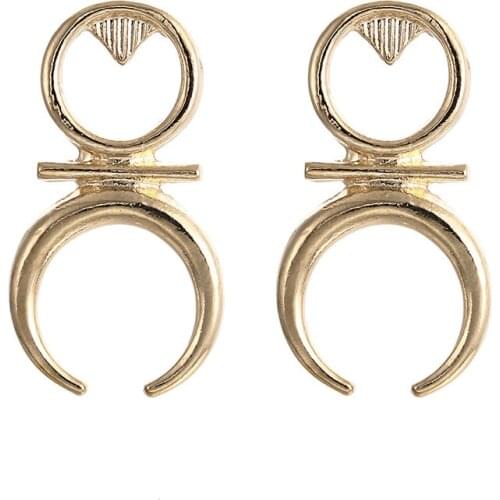 Fashion Personality Jewelry Retro Ethnic Style Good Luck Symbol Ear Stud Earrings Friend Gift