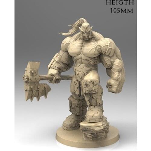 New Unassembled high 105mm ancient fantasy warrior stand (NO BASE ) Resin Figure Unpainted Model Kit