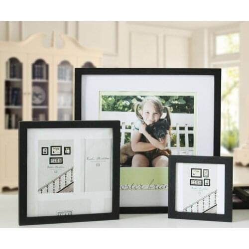 2020 New Wooden Photo Frame Photo Picture Holder Living Room Wood Frame Photo Picture Dispaly for Kids Home Decor Poster Frame