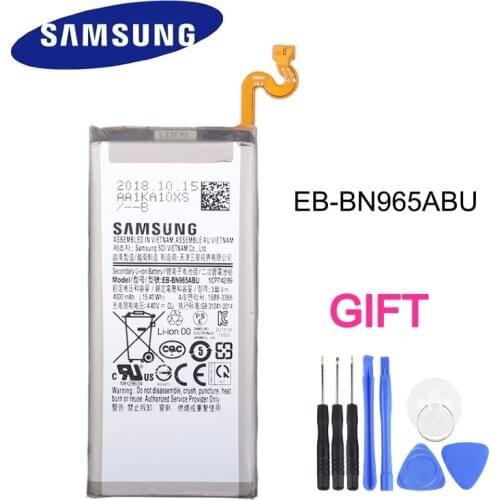 SAMSUNG Original Battery EB-BN965ABU EB-BN965ABE For Samsung Galaxy Note9 Note 9 N9600 SM-N9600 SM-N960F 4000mAh Phone Battery