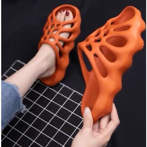 Apanzu Cut-out Platform Slippers Women 2021 Fashion Beach Slides Soft EVA Lovers Indoor Batrhoom Slipper Ladies Home Floor Shoes