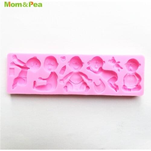MPA2117 Babies Shaped Silicone Mold Gum Paste Chocolate Ornamental Fondant Mould Cake Decoration Tools