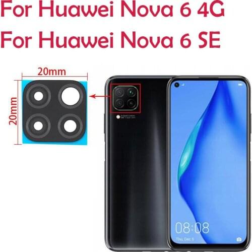 Camera Glass For Huawei Nova 3 3i 4 4e 5T 5 5i 5T 5Z 6 8 Se 7 8 Pro Rear Back Camera glass Lens With Glue Adhesive
