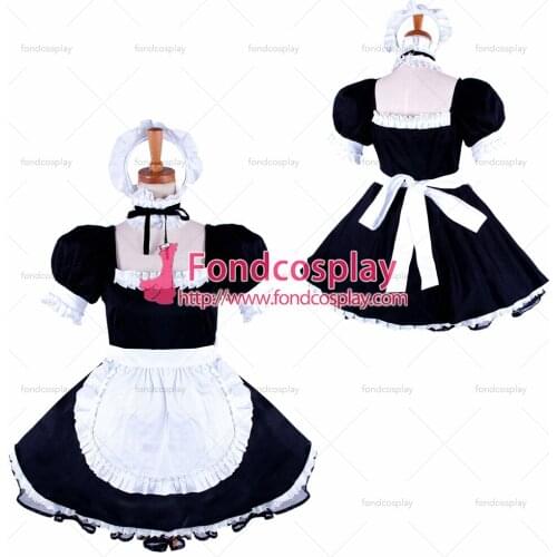 Lockable Sissy maid Cotton Uniform costume Tailor-made[G1591]