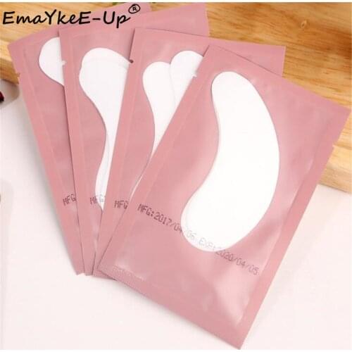 100pair Eyelashes Patches Patch Lashes Under Eye Pads Lint Free Eye Pads Planting Eyelash Tools