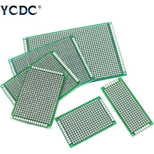 5pcs 2x8 3x7 4x6 5x7 6x8 7x9 8x12cm Double Side Prototype Diy Universal Printed Circuit PCB Board Protoboard For DIY Arduino