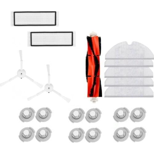 For Xiaomi Roborock S50 S51 S55 S5 S6 Accessories Xiaomi Vacuum Cleaner Parts HEPA Filter Mop Cloths Main Brush
