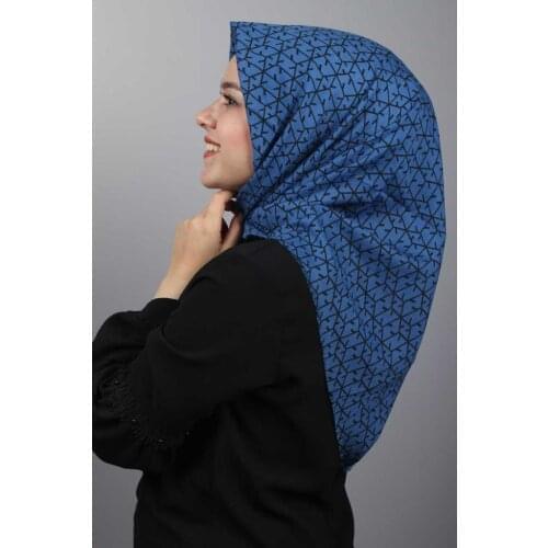 BAYSEM PATTERNED LINEN FLAMLI SCARF-DESEN-08-RENK-01