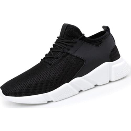 2018 Mens Casual Black Men Shoes Summer Trainers Breathable Casual Shoes breathable lightweight Cushion Comfortable shoes
