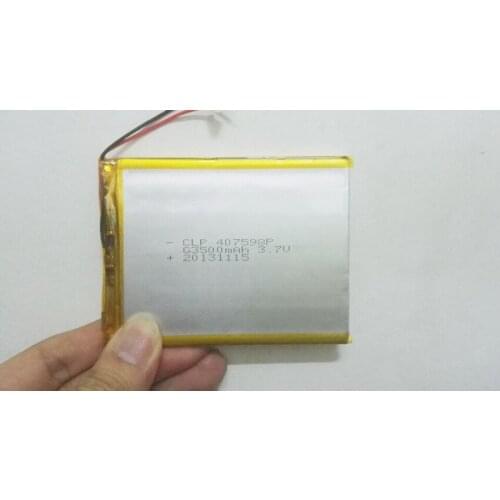 The New Battery 3500mAH Li-ion Tablet pc battery For 7,8,9 inch tablet PC ICOO 3.7V Polymer lithiumion Battery With Hih Quality