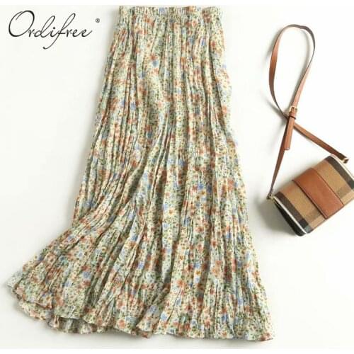 Женские юбки макси Ordifree China At AliExpress