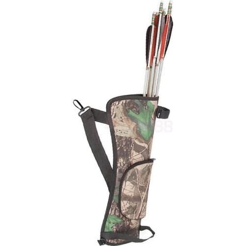 Target Hunting Archery Quiver Back Hip Waist Bag Arrow Bow Holder Pouch Oxford Fabric Outdoor Hunting Arrow Bow Storage Bag