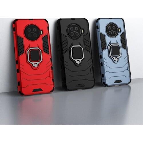 For OPPO ACE2 Case OPPOACE2 PDHM00 6.55" Shockproof Armor Stand Holder Car Ring Phone Back Cover for OPPO ACE2 Funda Capa