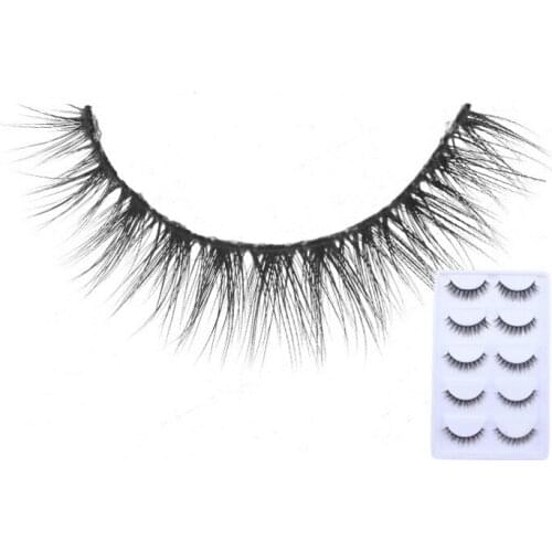 250 pairs/50box 100% Real Mink Fake Eyelashes 3D Natural False Eyelashes 3d Mink Lashes Soft Eyelash Extension Makeup Kit Cilios